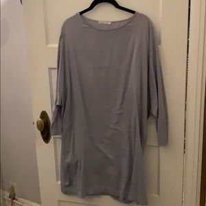 Black crane painter dress